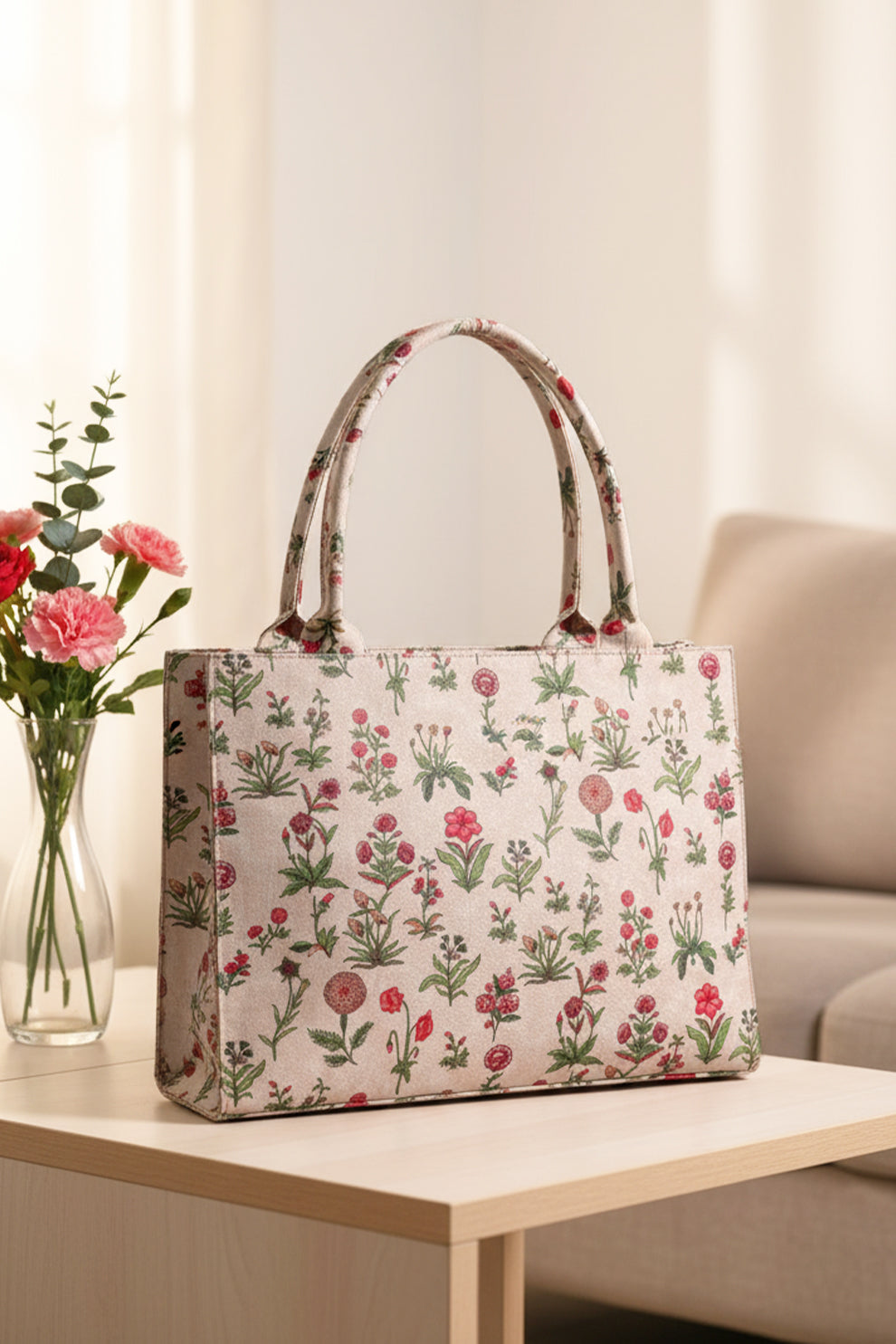 Culture Canvas Tote Peach Blossom