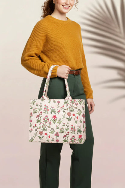 Culture Canvas Tote Peach Blossom