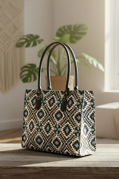 Culture Canvas Tote Bag Festive
