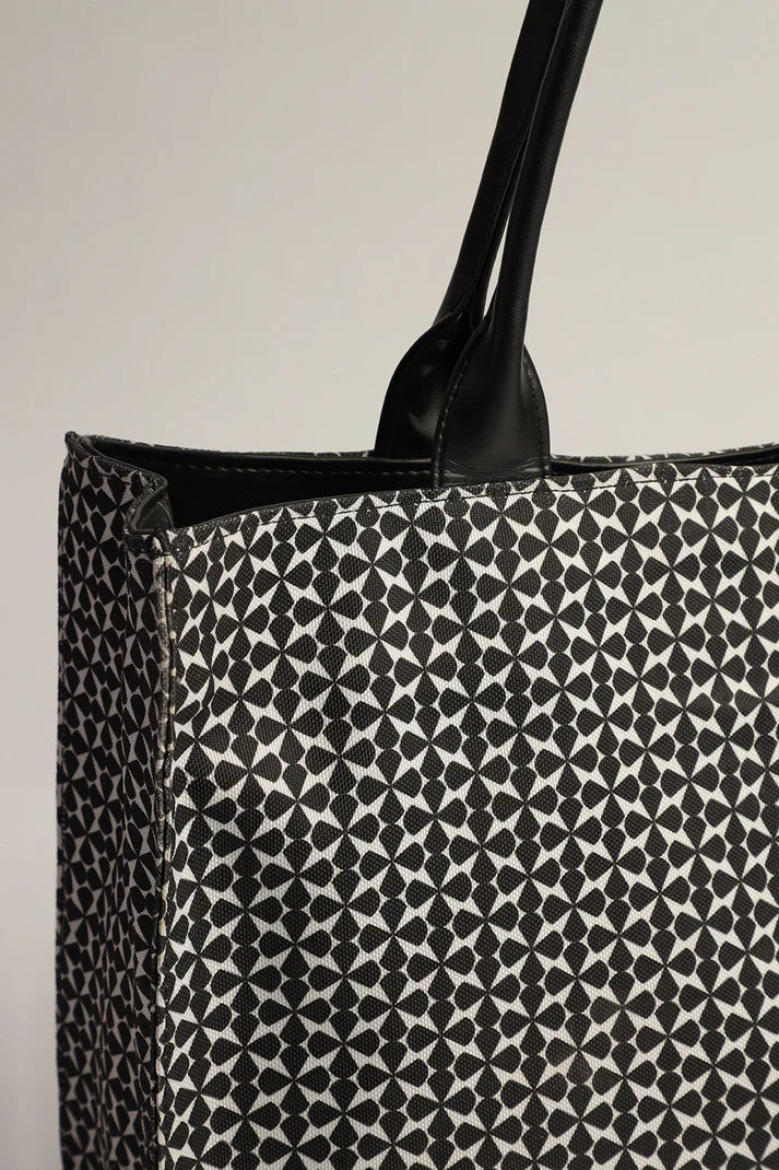 Culture Canvas Tote Premium Handle Black