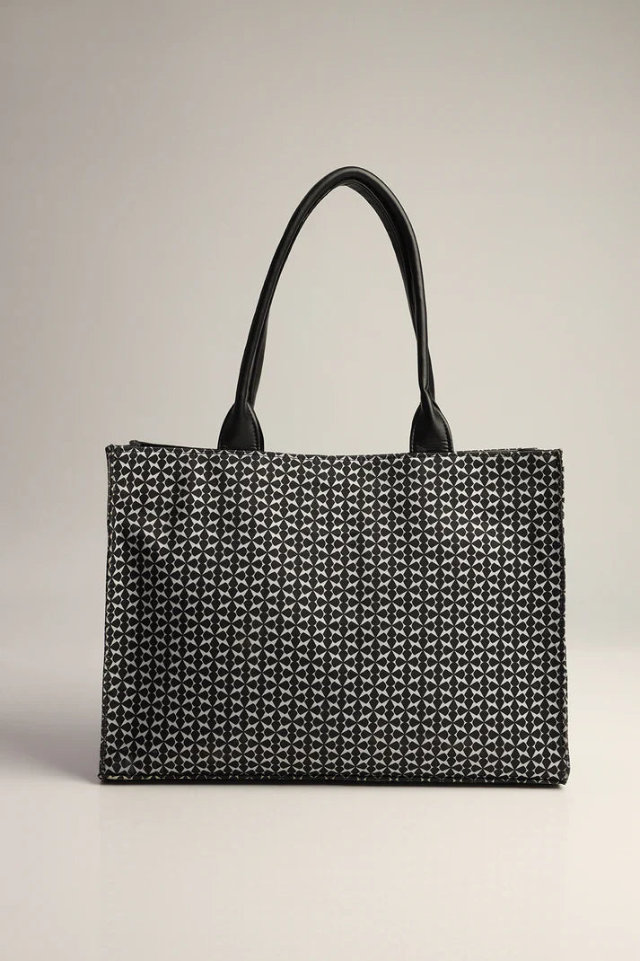 Culture Canvas Tote Premium Handle Black