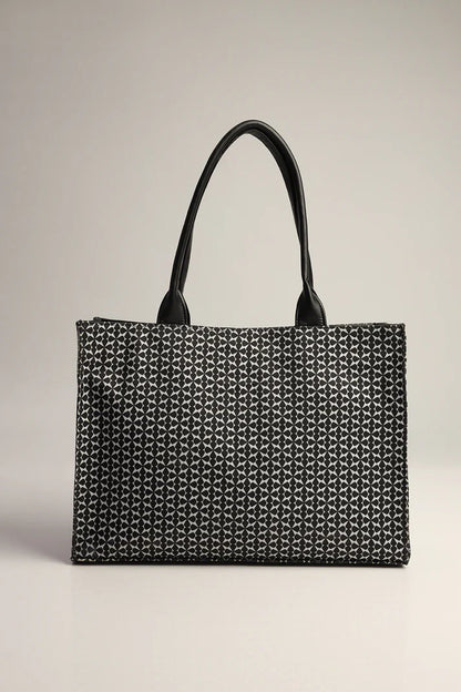 Culture Canvas Tote Premium Handle Black