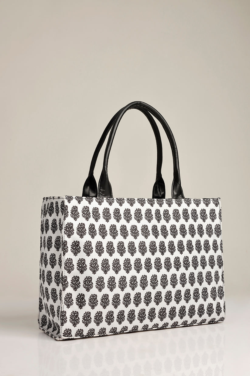 Culture Canvas Tote Premium Handle White