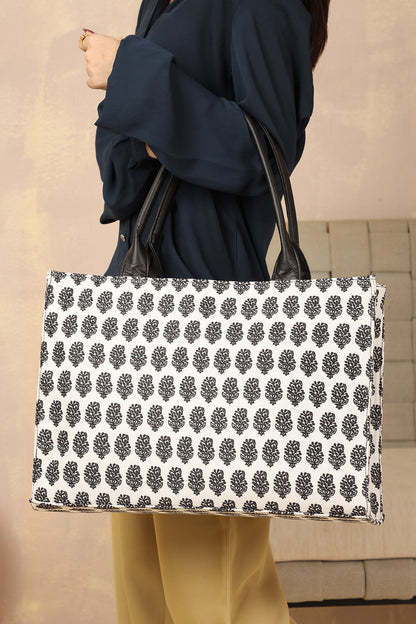 Culture Canvas Tote Premium Handle White