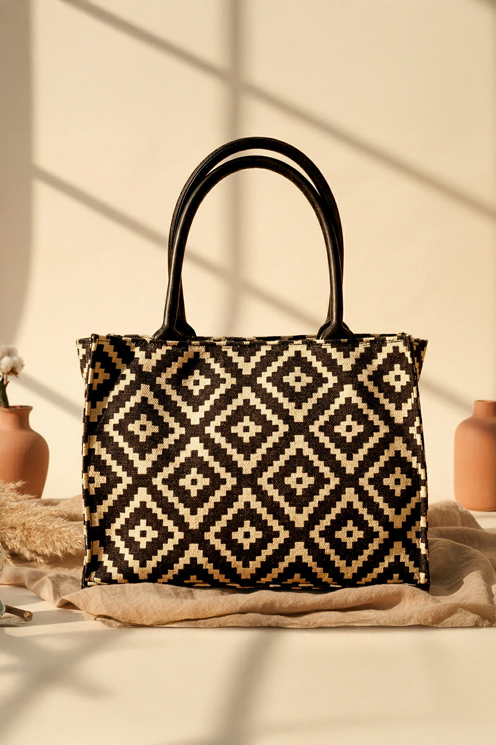 Culture Canvas Tote Dune Diamond