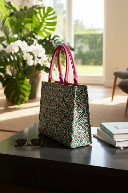 Culture Canvas Tote Bags Cherry